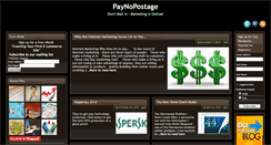 Desktop Screenshot of paynopostage.com